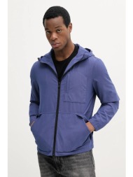 μπουφάν united colors of benetton χρώμα: ναυτικό μπλε, 25r1un069 κύριο υλικό: 54% βαμβάκι, 46% πολυε