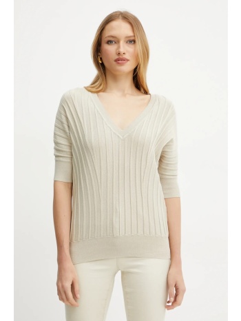 μπλουζάκι morgan minspi χρώμα μπεζ, minspi κύριο υλικό