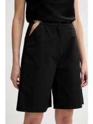 σορτς heliot emil χρώμα: μαύρο, ss25_w_10_200_blk01 100% πολυεστέρας