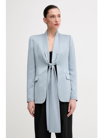 σακάκι sandro ferrone χρώμα μπλε, s23xbeboriello 100%