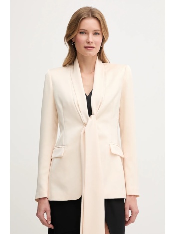 σακάκι sandro ferrone χρώμα μπεζ, s23xbeboriello 100%