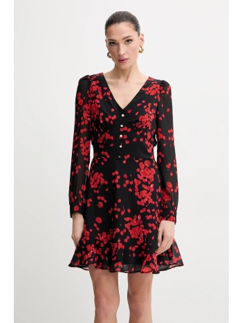 φόρεμα morgan rcrush.f χρώμα μαύρο, rcrush.f υλικό 1 100%