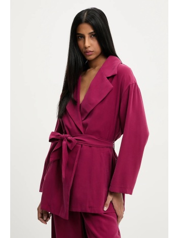 σακάκι answear lab χρώμα μπορντό 90% βισκόζη, 10%