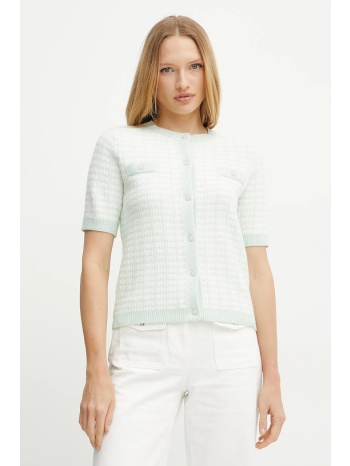πλεκτή ζακέτα morgan moresa χρώμα πράσινο, moresa 50%