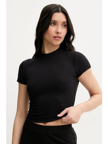 μπλουζάκι guess tessa χρώμα μαύρο, o5gp04 kcda2 92% modal