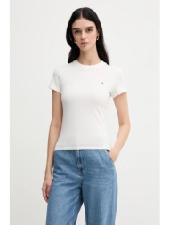 βαμβακερό μπλουζάκι tommy jeans 2-pack χρώμα: μαύρο, dw0dw21366 100% βαμβάκι