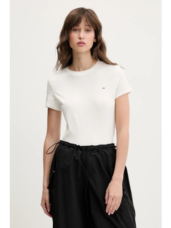 βαμβακερό μπλουζάκι tommy jeans 2-pack dw0dw21366 100%