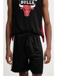 σορτς new era χρώμα: μαύρο, 60596422 100% πολυεστέρας