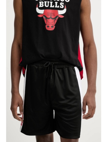 σορτς new era χρώμα μαύρο, 60596422 100% πολυεστέρας