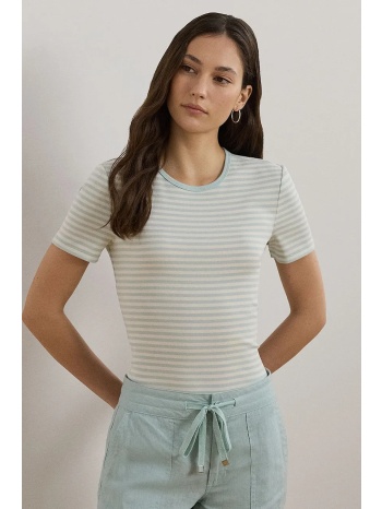 βαμβακερό μπλουζάκι lauren ralph lauren γυναικείο, χρώμα