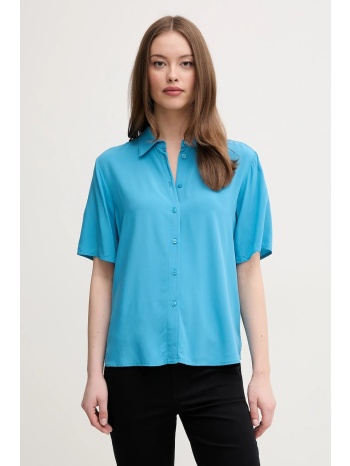 πουκάμισο united colors of benetton χρώμα μπλε, 5wpwdq0b1