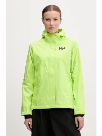 μπουφάν helly hansen loke χρώμα πράσινο, 63397 πολυαμίδιο