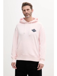 βαμβακερή μπλούζα tommy jeans χρώμα: ροζ, με κουκούλα, dm0dm20840 κύριο υλικό: 100% βαμβάκι
πλέξη λα