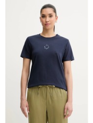 βαμβακερό μπλουζάκι picture virel χρώμα: ναυτικό μπλε, wts0575 100% οργανικό βαμβάκι