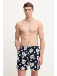 βαμβακερό σορτσάκι tommy jeans ανδρικό, χρώμα: ναυτικό μπλε, dm0dm21947 100% βαμβάκι