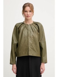 δερμάτινo jacket pedro del hierro χρώμα: πράσινο, 5499141 κύριο υλικό: 100% δέρμα αρνιού
φόδρα: 100%