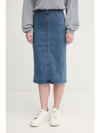 τζιν φούστα united colors of benetton χρώμα μπλε