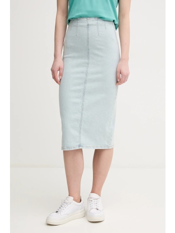 τζιν φούστα united colors of benetton χρώμα μπλε