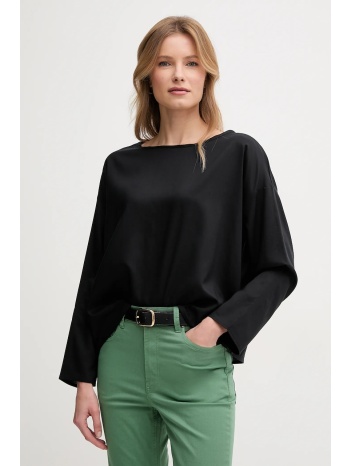 μπλουζάκι united colors of benetton χρώμα μαύρο, 52m9dq0b7