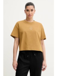 μπλουζάκι με λινό μείγμα picture hampy χρώμα: πράσινο, wts0570 80% οργανικό βαμβάκι, 20% λινό