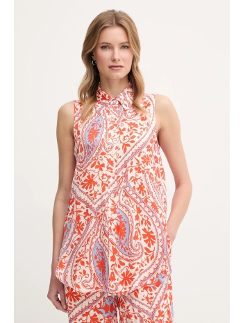 πουκάμισο marc aurel χρώμα πορτοκαλί, 6336-1003-24791 100%