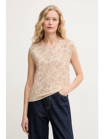 top hoss intropia χρώμα μπεζ, 6389953 82% βισκόζη, 18%