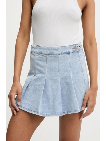 τζιν σορτς answear lab χρώμα μπλε 93% βαμβάκι, 6%