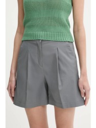 σορτς united colors of benetton χρώμα: γκρι, 40fad901u 98% βαμβάκι, 2% ελαστάν