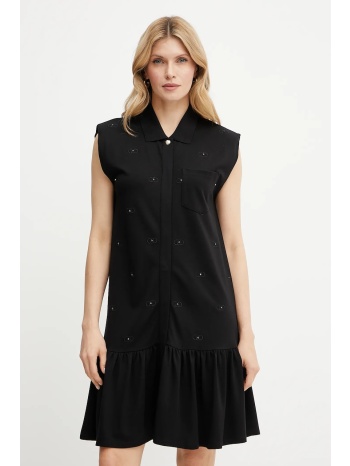 φόρεμα liu jo χρώμα μαύρο, ta5191 j5942 υλικό 1 60%