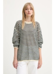 μάλλινο πουλόβερ sunnei χρώμα: μπεζ, rtwxknw010 40% νάιλον, 30% μαλλί, 30% μοχέρ