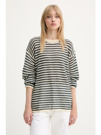 μάλλινο πουλόβερ sunnei χρώμα μπεζ, rtwxknw010 40% νάιλον