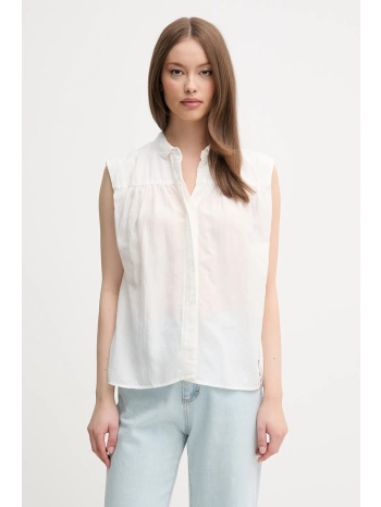 πουκάμισο pepe jeans derby χρώμα μπεζ, pl304996 75%