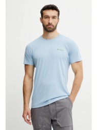 αθλητικό μπλουζάκι columbia zero rules χρώμα: μπλε, 2118501 υλικό 1: 100% πολυεστέρας
υλικό 2: 52% α