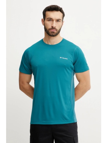 αθλητικό μπλουζάκι columbia zero rules χρώμα πράσινο