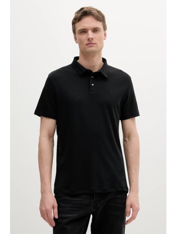 βαμβακερό μπλουζάκι πόλο calvin klein ανδρικό, χρώμα