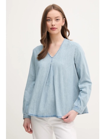 βαμβακερή μπλούζα united colors of benetton γυναικεία