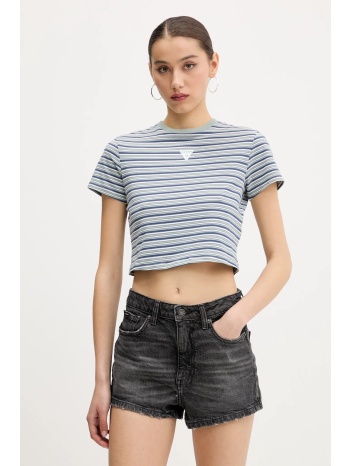 μπλουζάκι guess originals χρώμα πράσινο, w5gi57 j1314 95%