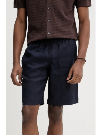 σορτς από λινό zadig&voltaire ανδρικό, χρώμα ναυτικό μπλε