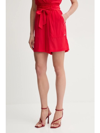 σορτς liu jo χρώμα κόκκινο, va5172.t2920 57% πολυεστέρας