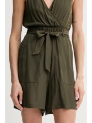 σορτς liu jo χρώμα: πράσινο, va5172.t2920 57% πολυεστέρας, 43% βισκόζη