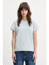 μπλουζάκι guess jeans χρώμα: μπλε, w5gi16 kctf1 95% βαμβάκι, 5% ελαστάν