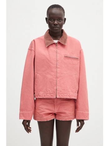 βαμβακερό μπουφάν ambush cropped canvas work jacket χρώμα