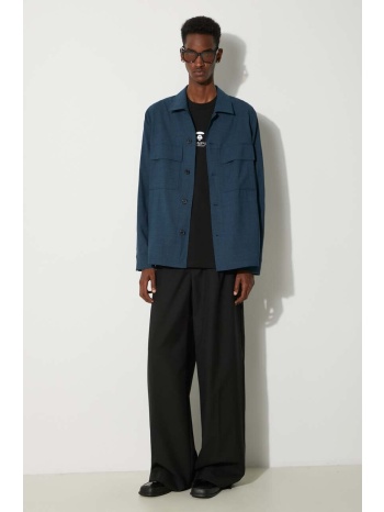 μάλλινο σακάκι σε στυλ πουκάμισο paul smith χρώμα