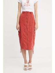 φούστα από λινό μείγμα ...