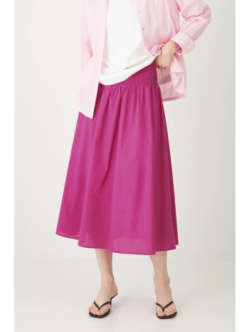 βαμβακερή φούστα medicine χρώμα ροζ 100% βαμβάκι πλύση σε