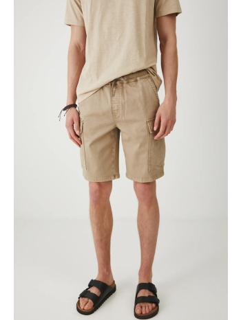 τζιν σορτς medicine ανδρικά, χρώμα μπεζ κύριο υλικό 98%