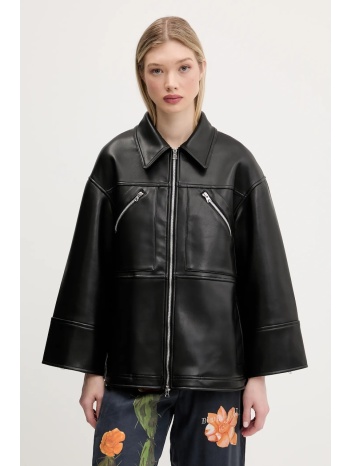 μπουφάν bimba y lola χρώμα μαύρο, 251br0461.10000 υλικό 1