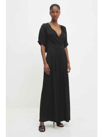 ολόσωμη φόρμα answear lab χρώμα μαύρο 50% ρεγιόν, 50%
