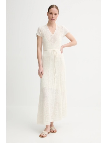 μάλλινο φόρεμα zadig&voltaire χρώμα μπεζ, kwdr01193 κύριο