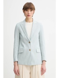 σακάκι ps paul smith χρώμα: μπλε, w2r.247j.p31282 59% βαμβάκι, 28% λινό, 12% πολυεστέρας, 1% βισκόζη